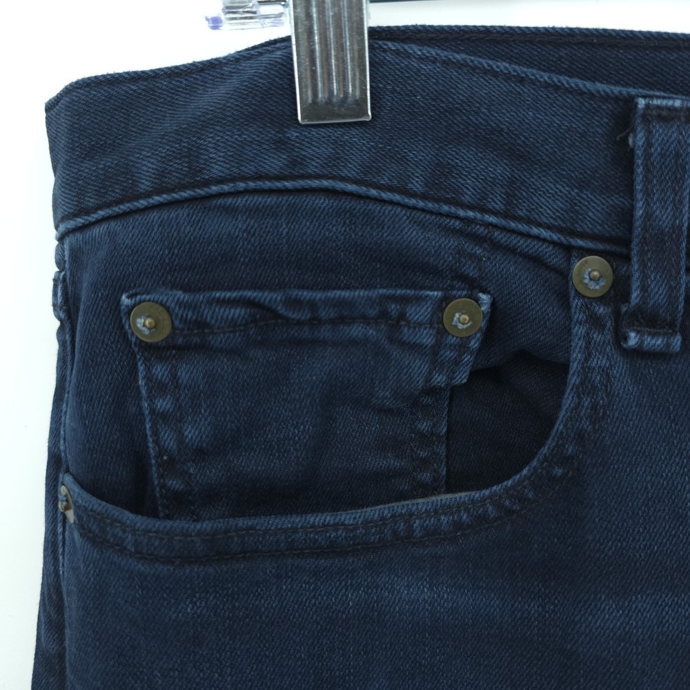 Rag & Bone Jeans Fit 2 Slim Mens 34 Measured 36X30.5 Blue Denim Stretch - Picture 4 of 14